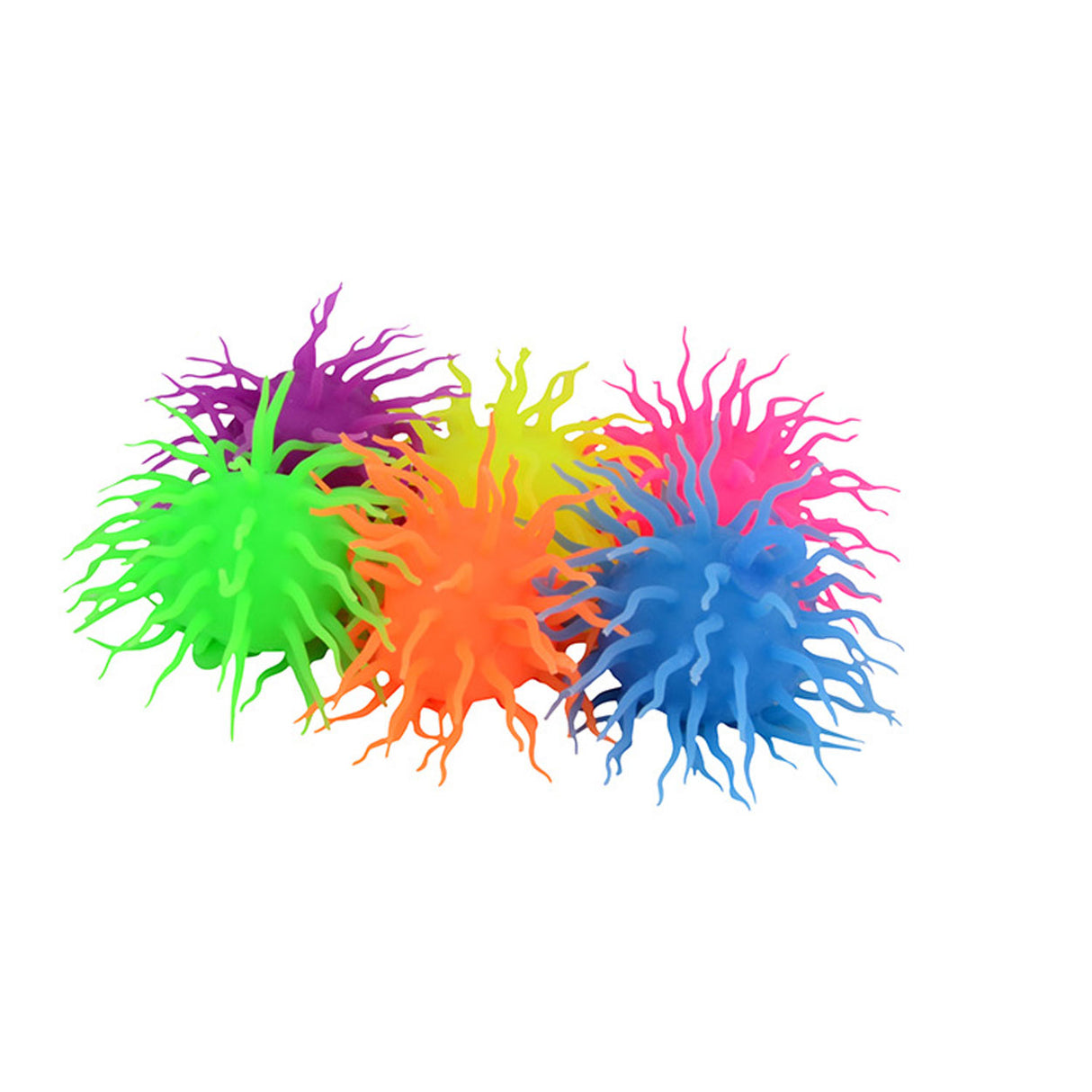 Johntoy Spike Fluffy Ball med lys, Ø 12 cm