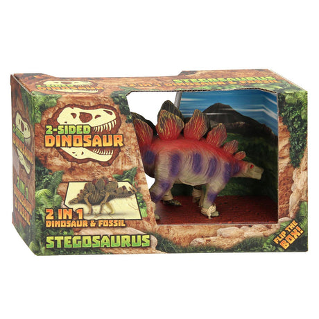 Johntoy dyreverden tosidet dinosaur - stegosaurus