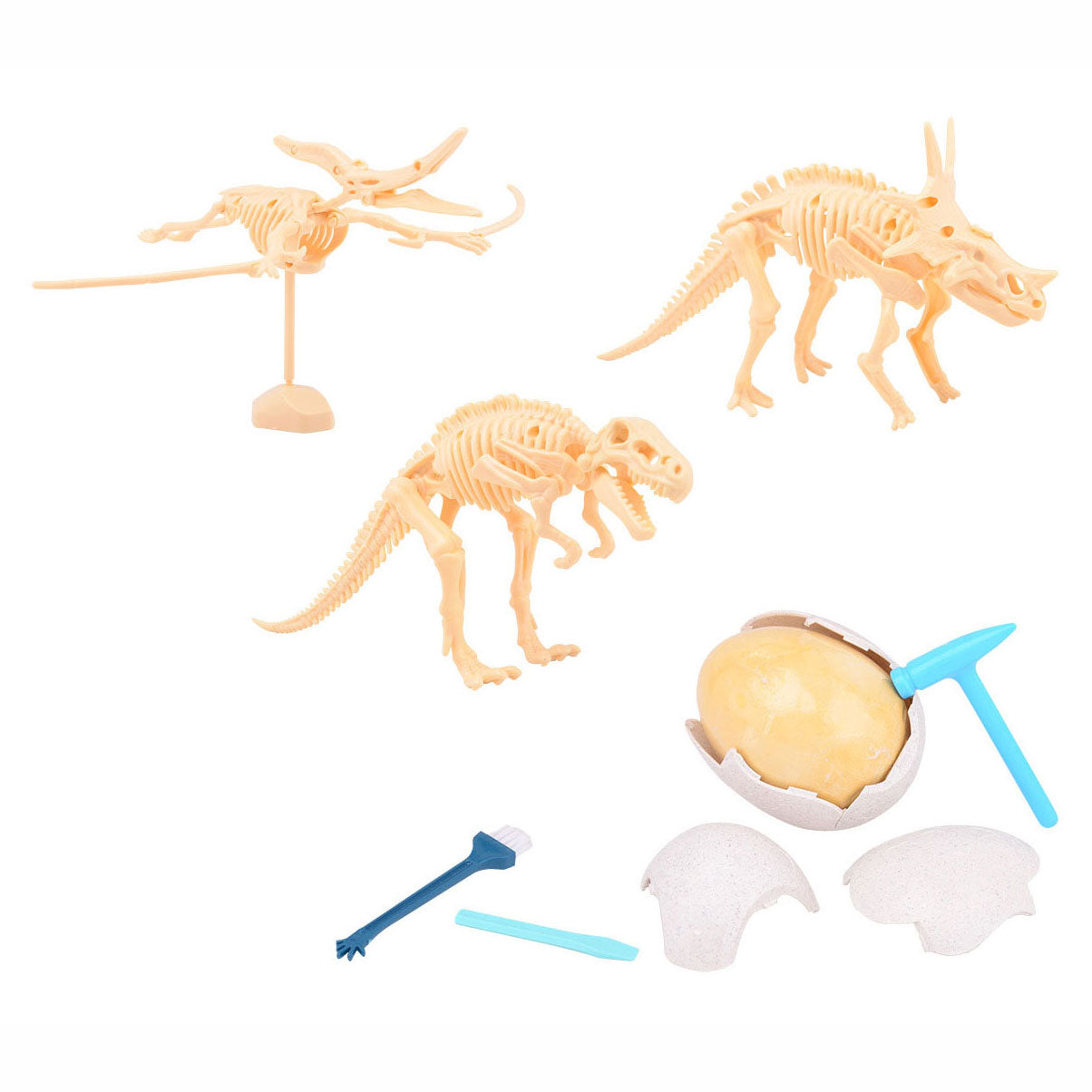 Johntoy knækker ægget dinosaur fossil