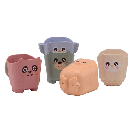 Johntoy happy world bio stable spand og badekopper