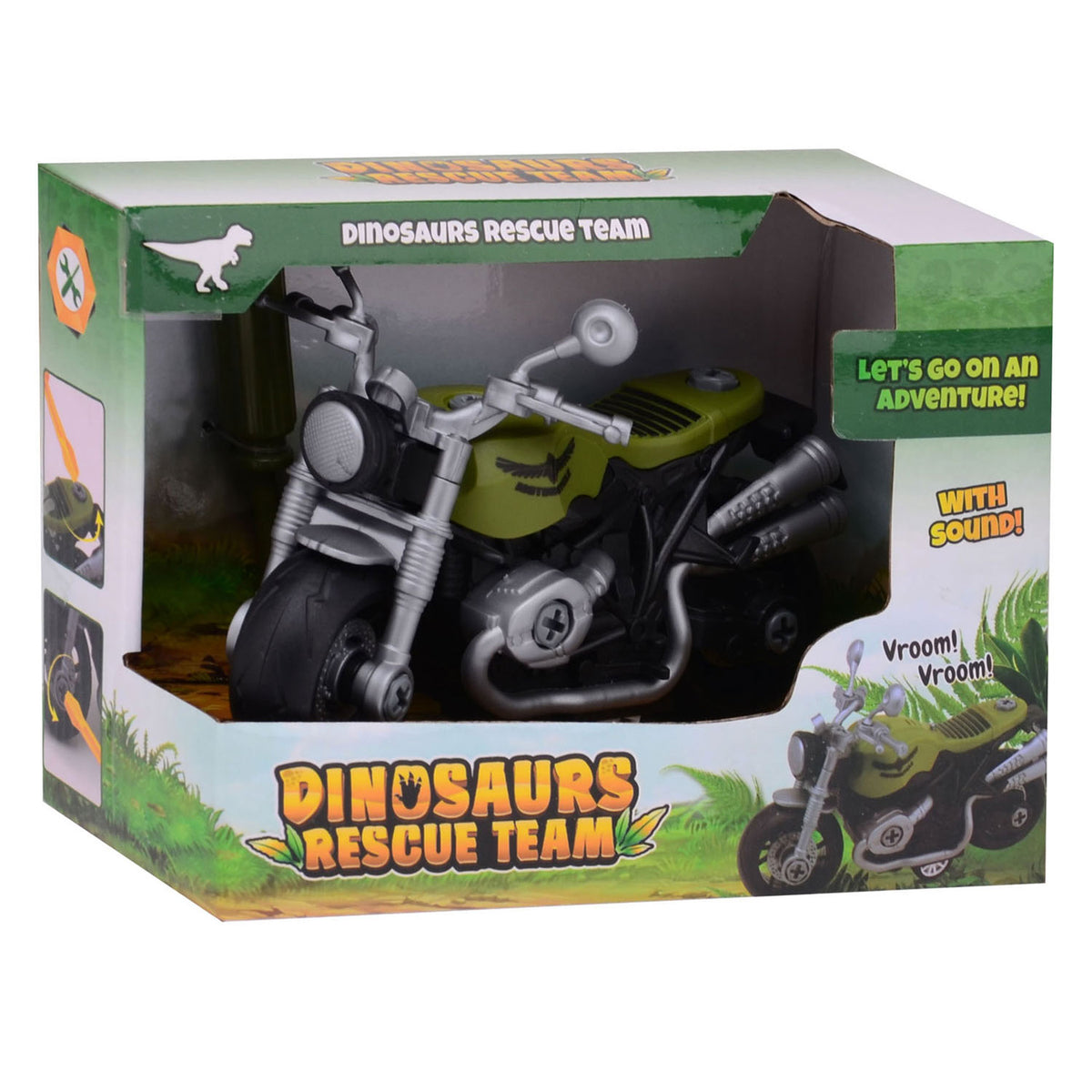 Johntoy Jungle Motor med let lyd
