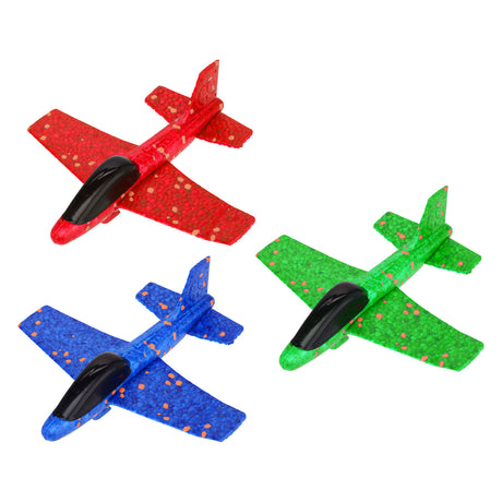 Johntoy john legetøjsskum flyvemaskine 17cm