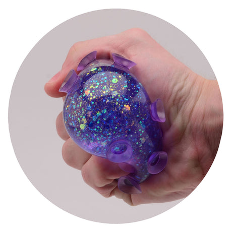 Johntoy glitter sugekop kugle