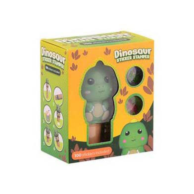 Johntoy dinosaur klistermærkestempel