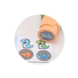 Johntoy dinosaur klistermærkestempel