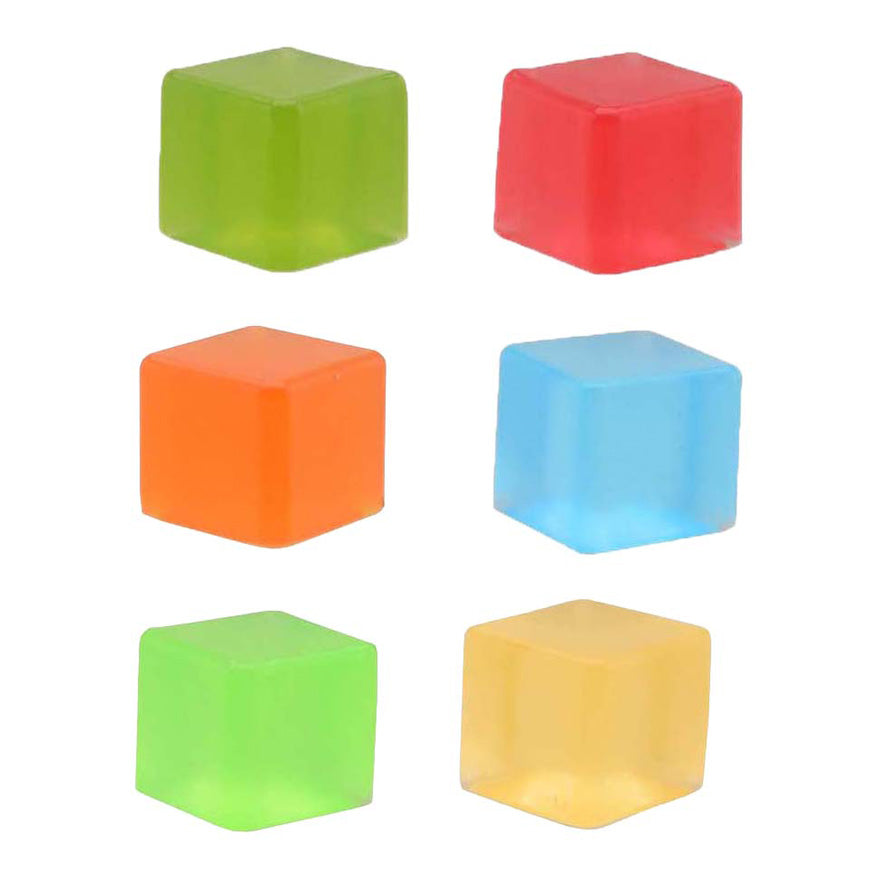 Johntoy anti-stress squeeze terninger, 12 stk.