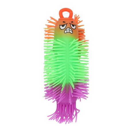 Johntoy meerkleurige fluffy worm - 21cm