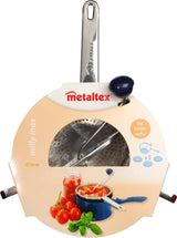 Metaltex Milly grøntsagsmølle røresigte rustfrit stål med 3 indsatser 24cm
