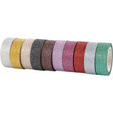 Creativ virksomhed https: www.cchobby.nl glitter-tape-b-15-mm-various-colors-10x6-m-1-doos