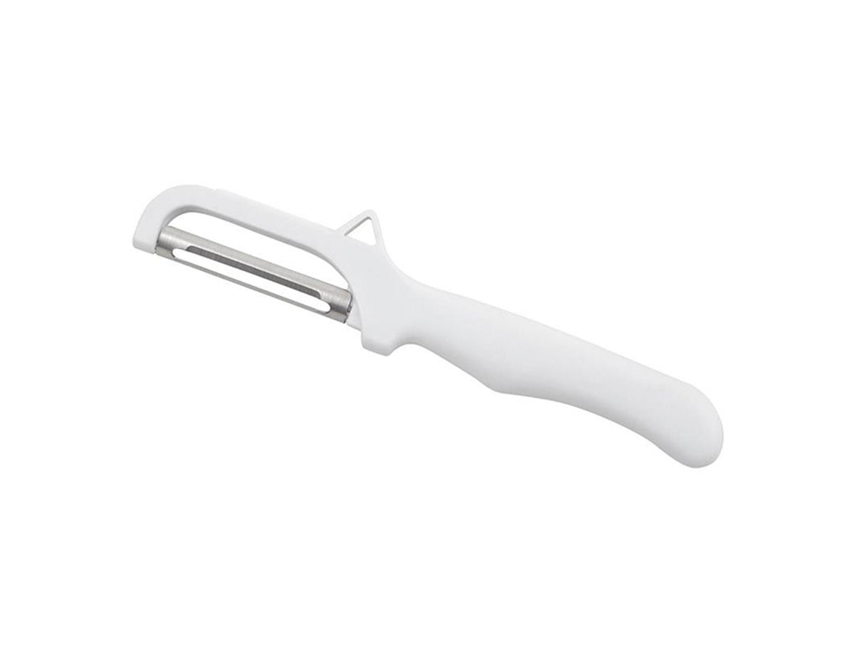 Metaltex speedy skræller 18cm hvid på karton