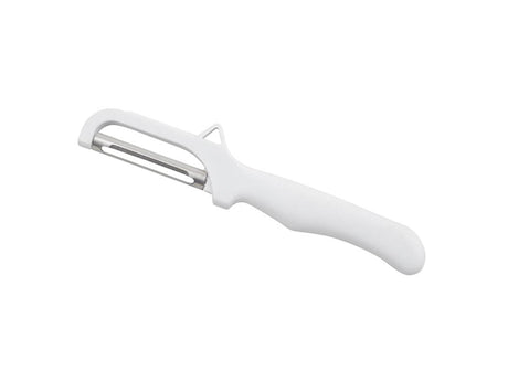 Metaltex speedy skræller 18cm hvid på karton