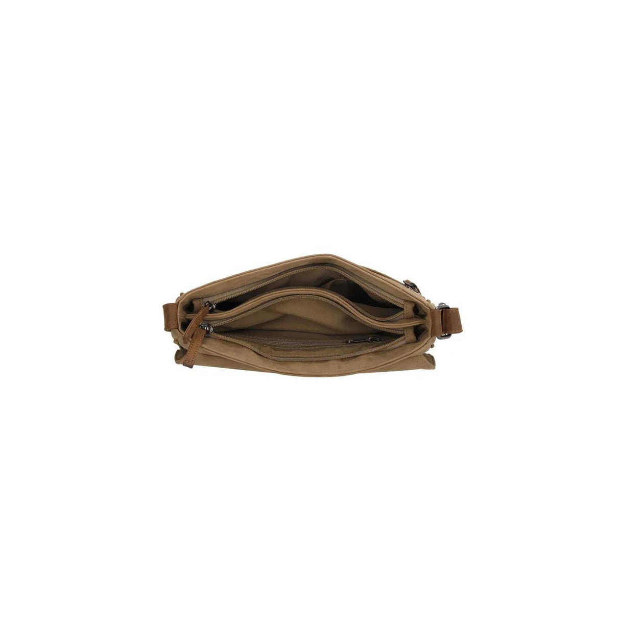 Beagles brunete schoudertas 23x27x7cm taupe