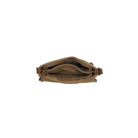 Beagles brunete schoudertas 23x27x7cm taupe