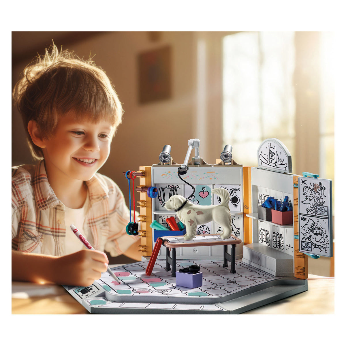 Playmobil farve hundesalon - 71514