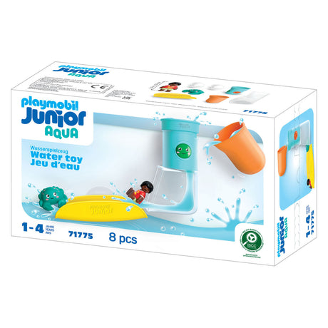 Playmobil junior aqua hælde- og legevandsbeholder med rutsjebane - 71775