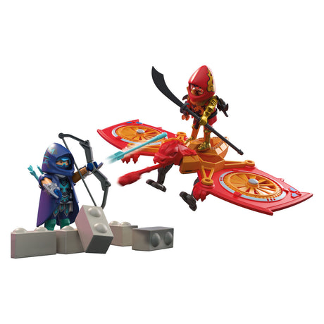 Playmobil | helte | hero drone vs evil ninja | legetøj fra 5 år | gave til børn | med dronelegefigurer til eventyrlige rollespil | 71833