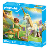 Playmobil 71840 samlerobjekt enhjørning regnblomst med fe | 2 stk