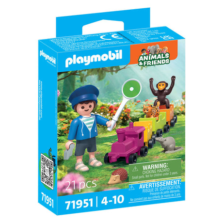 Playmobil dyr venner lille lokomotiv tur - 71951