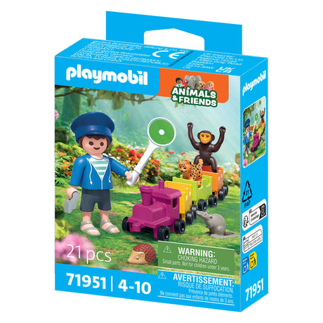 Playmobil dyr venner lille lokomotiv tur - 71951