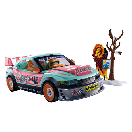 Playmobil – 72062 – racerbil legesæt – 68 dele – sportsaction