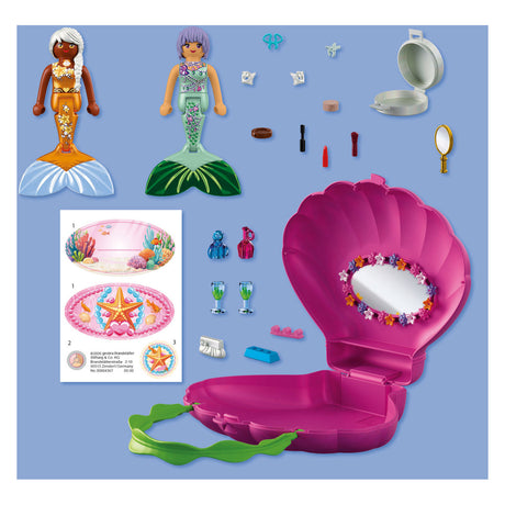 Playmobil fantasy magic zeemeermin schelpentas - speelset voor kinderen.