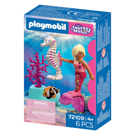 Playmobil fantasy magisk havfrue med søhest - 72109