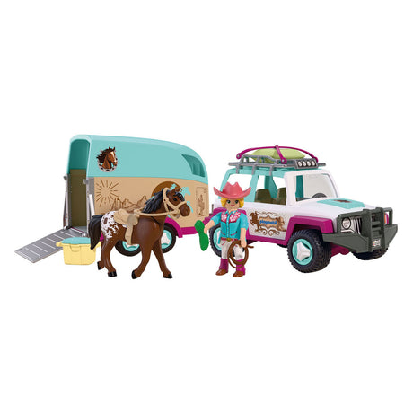 Playmobil horses terreinwagen met paardentrailer - 72129