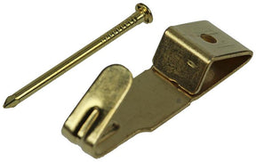 Mack 1017854 - rammekrog stål messingbelagt 10 stk 8 x 29 mm | 10 stk