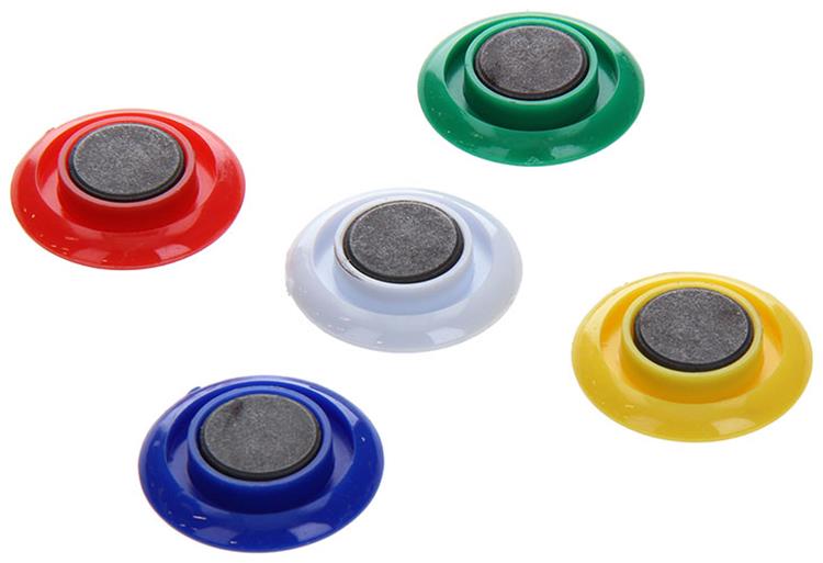 Mack 1017873 - tavlemagnet plast sortiment 5 stk 30 mm | 10 stk