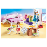 Playmobil dukkehus soveværelse med modedesign hjørne - 70208