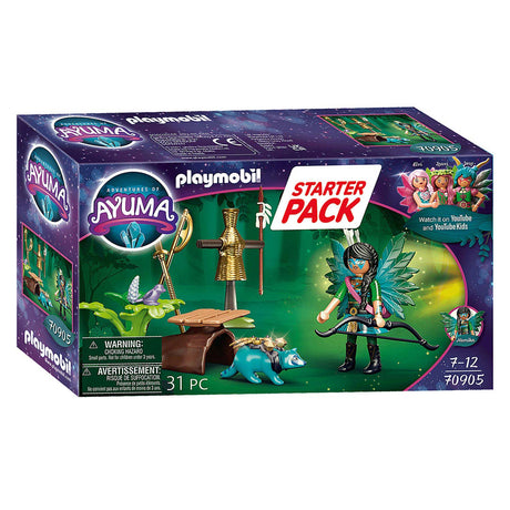 Playmobil Ayuma startsæt ridderfe med vaskebjørn - 70905