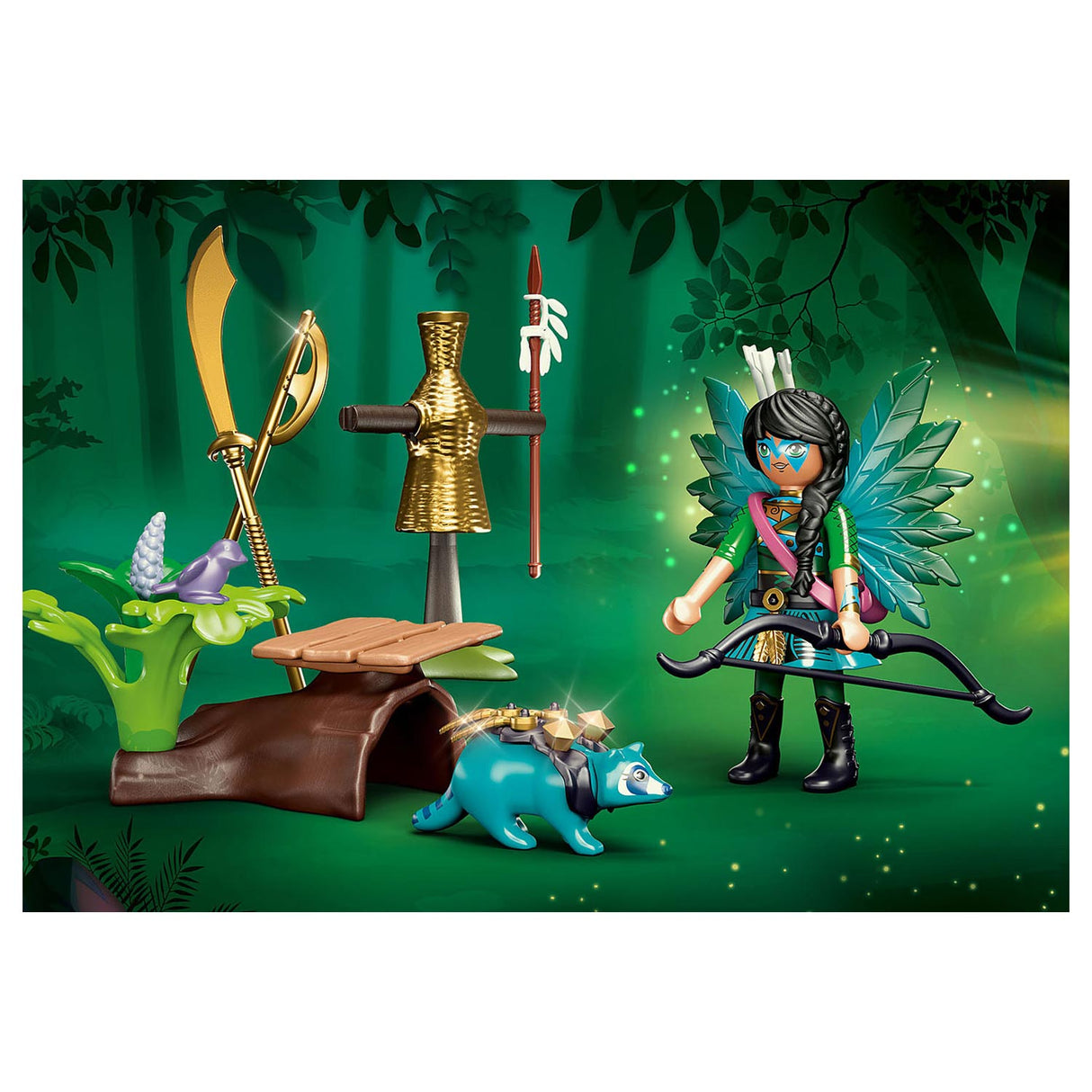 Playmobil Ayuma startsæt ridderfe med vaskebjørn - 70905