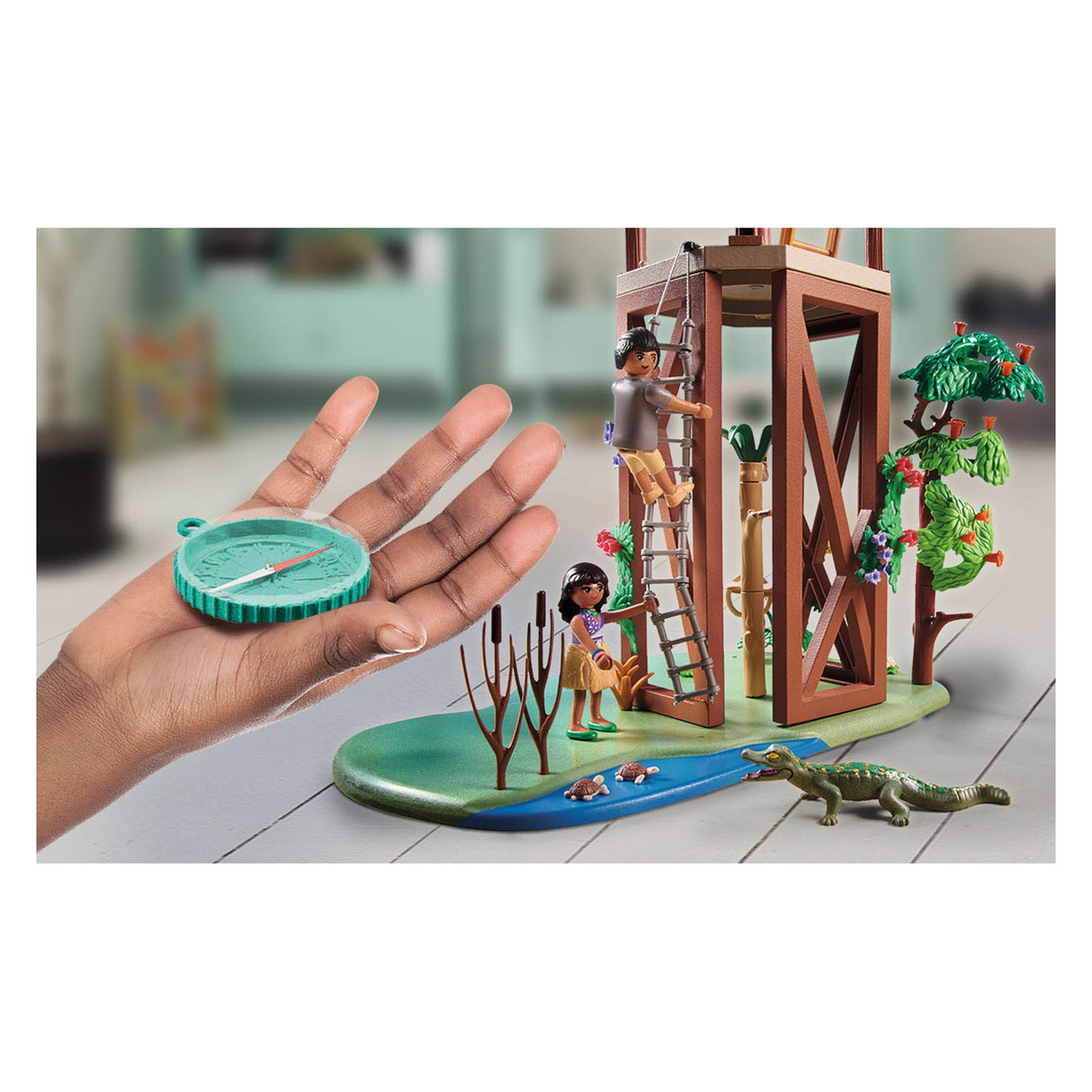 Playmobil wiltopia forskningsstation med kompas - 71008