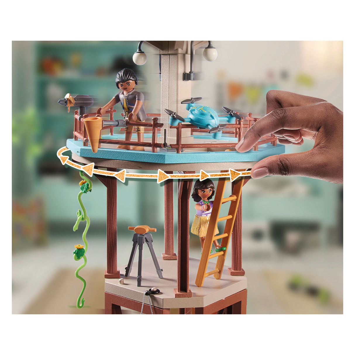 Playmobil wiltopia forskningsstation med kompas - 71008