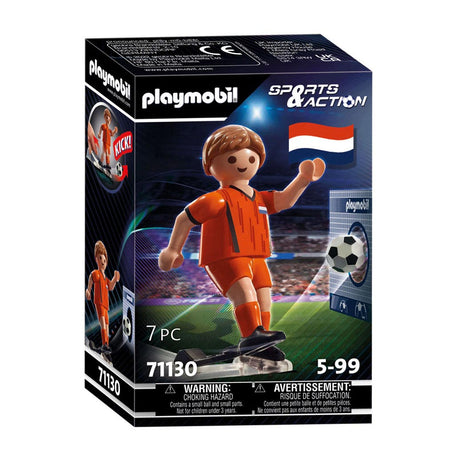 Playmobil sports action fodboldspiller Holland - 71130