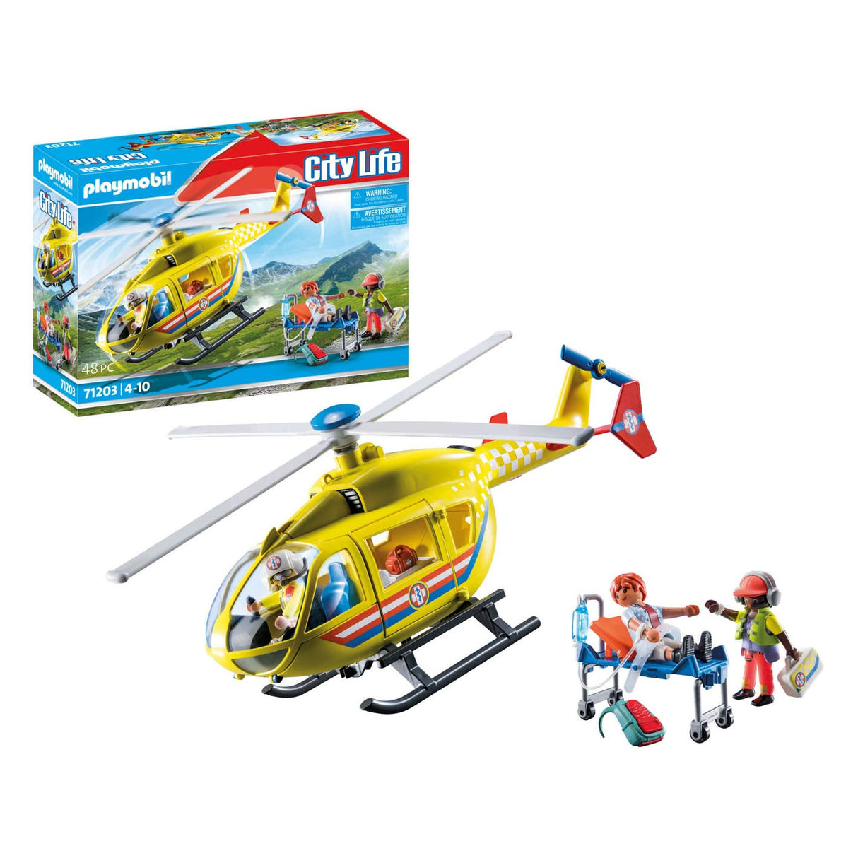 Playmobil city life redningshelikopter - 71203