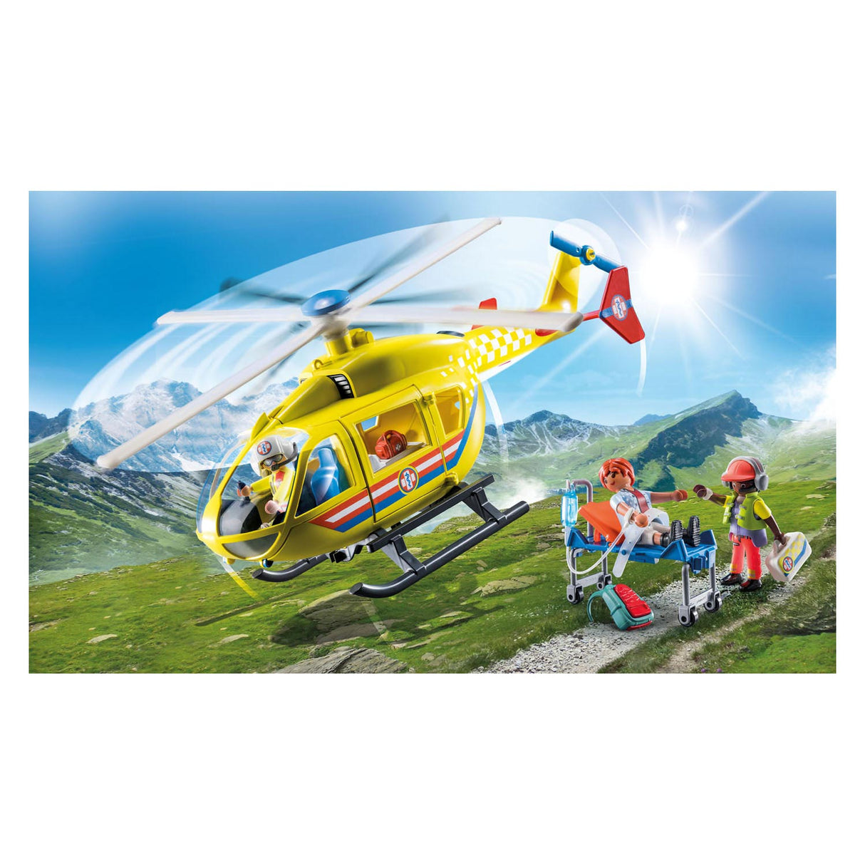 Playmobil city life redningshelikopter - 71203