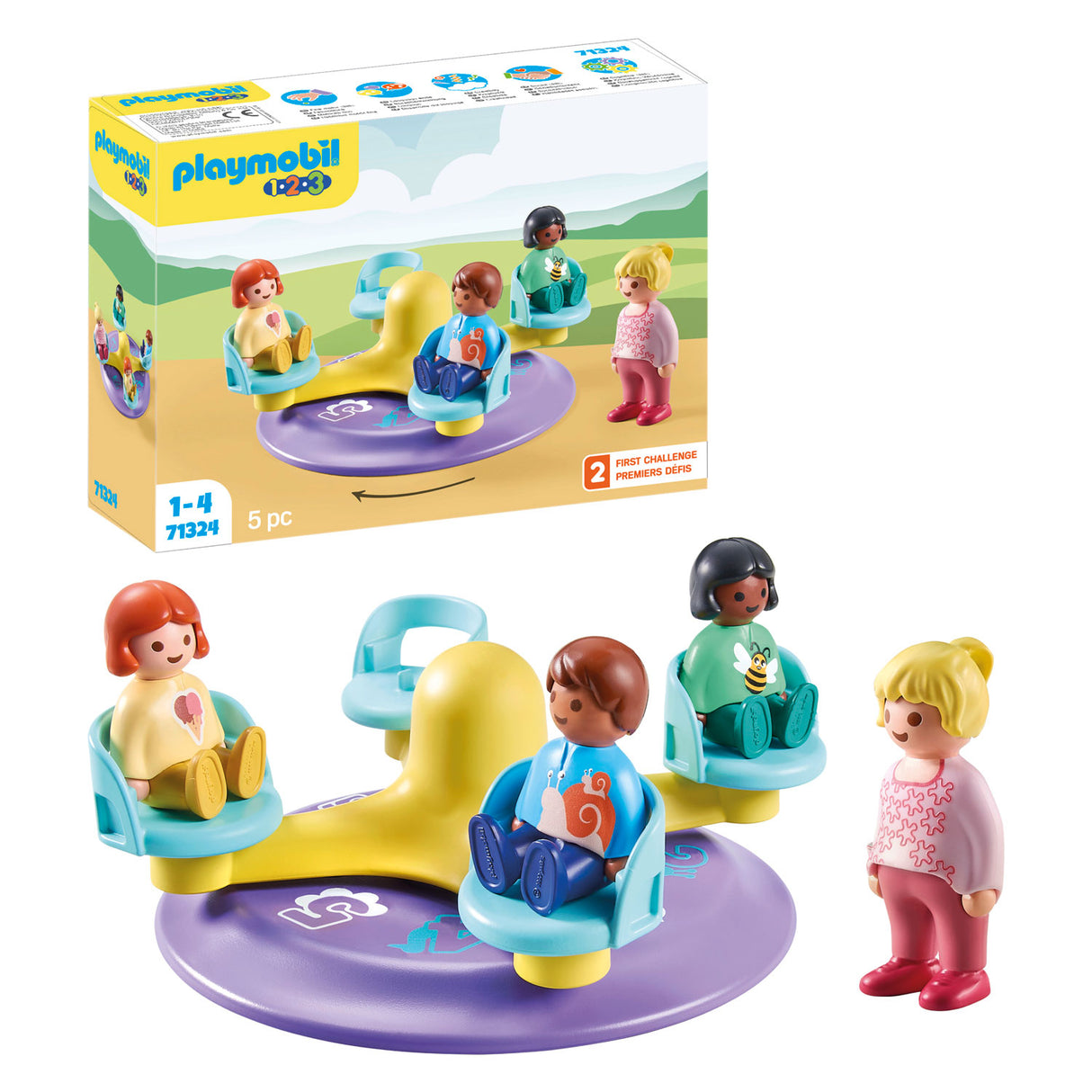 Playmobil 1.2.3. Børns Carousel 71324