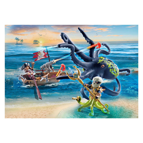 Playmobil Pirates kæmper mod den gigantiske ooctopus 71419