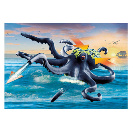 Playmobil Pirates kæmper mod den gigantiske ooctopus 71419