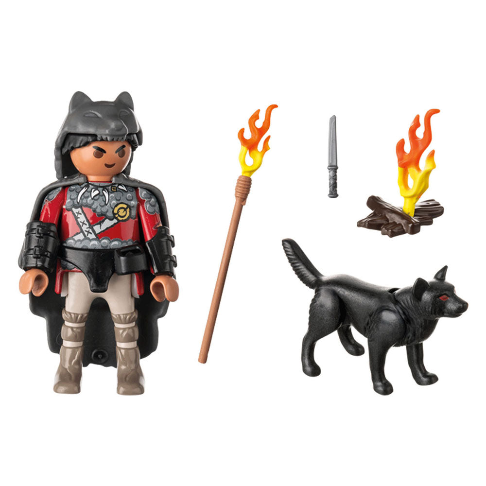 Playmobil specials Krijger med Wolf 71482