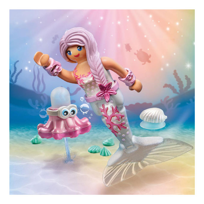 Playmobil 71477 special plus havfrue med sprøjtende blæksprutte | 2 stk