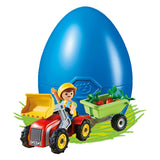 Playmobil dreng med børns traktor i EI 4943