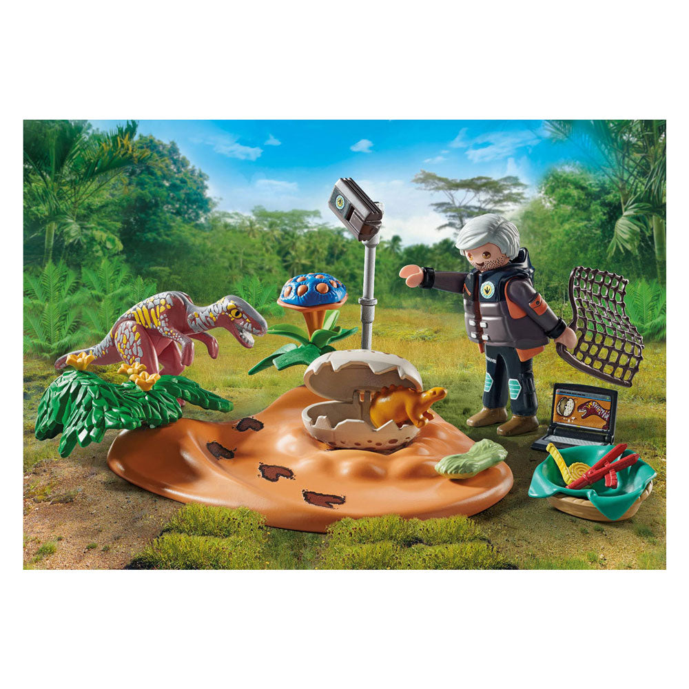 Playmobil Dinos Stegosaurusnest med ægstyv 71526