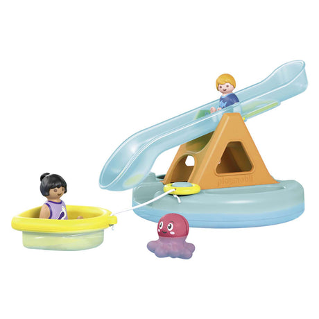 Playmobil Junior Swimming Island med vandrutschebane - 71687