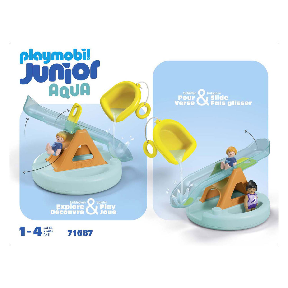 Playmobil Junior Swimming Island med vandrutschebane - 71687