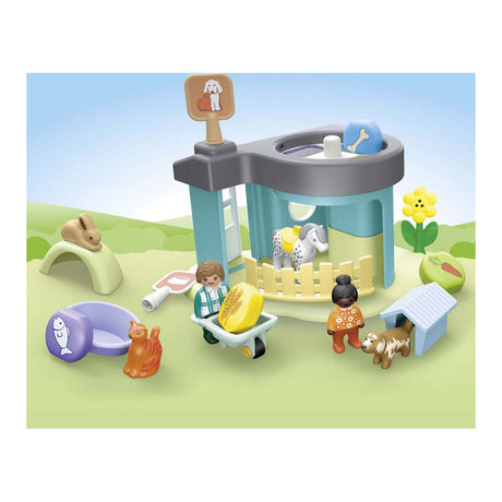 Playmobil 71690 Junior Animal Boarding House med automatisk feeder