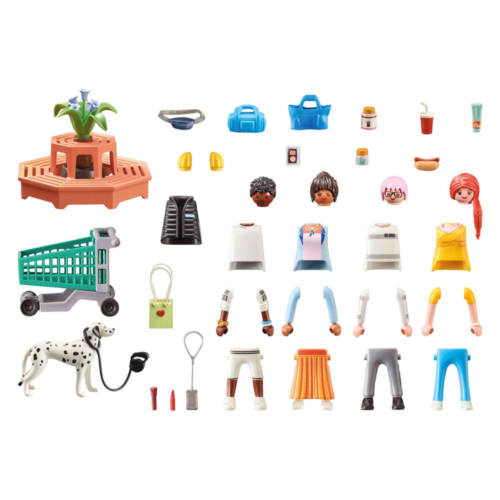 Playmobil mit liv mine figurer shopping - 71541
