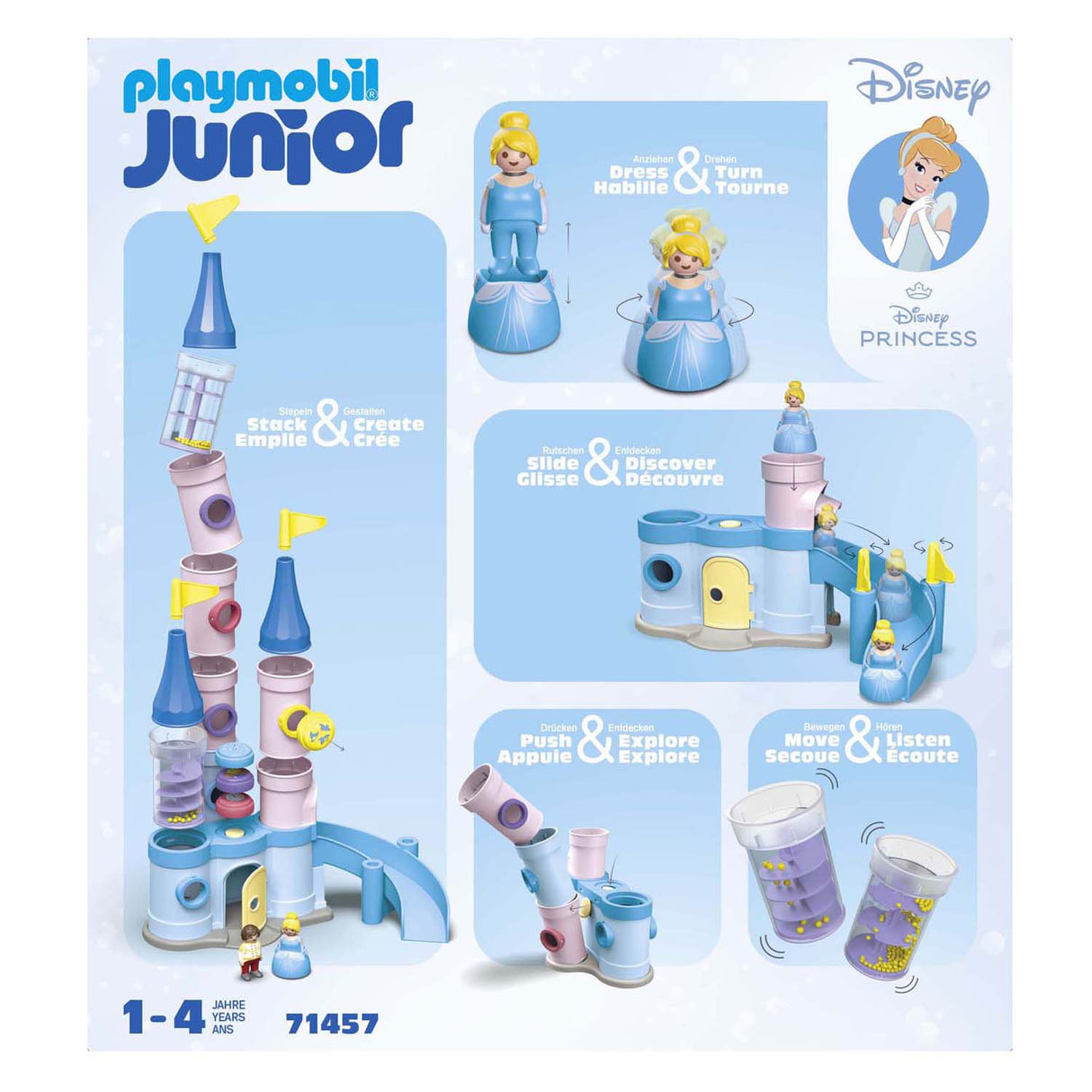 Playmobil junior disney askepots slot - 71457