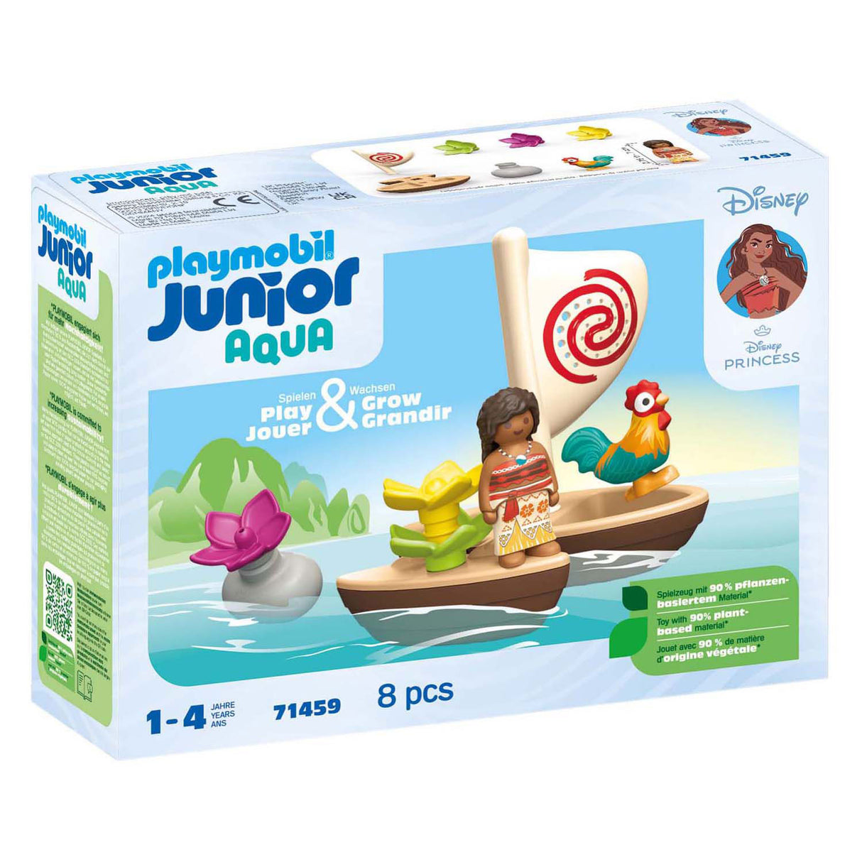 Playmobil junior disney vaianas katamaran - 71459